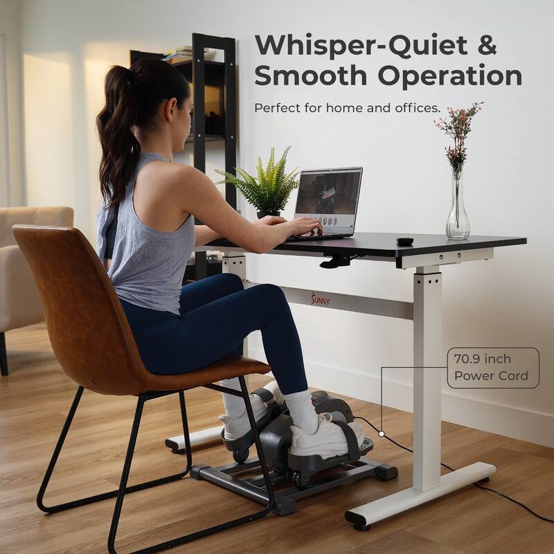 Sunny Health & Fitness Motorized Mini Elliptical- SF-E324028
