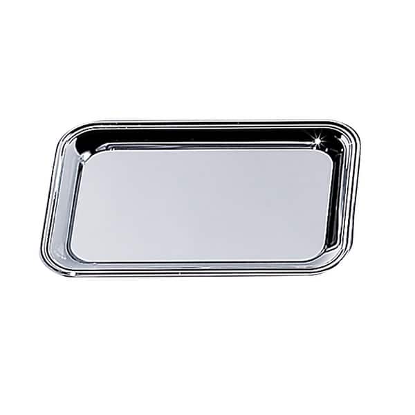 slide 1 of 1, Heim Concept Nickel Plated Rectangular Cash Tray 6x9"