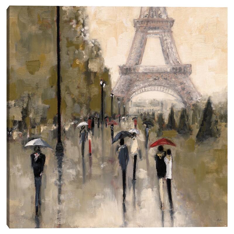 Wandering in Paris by Shawn Mackey Canvas Art Print
