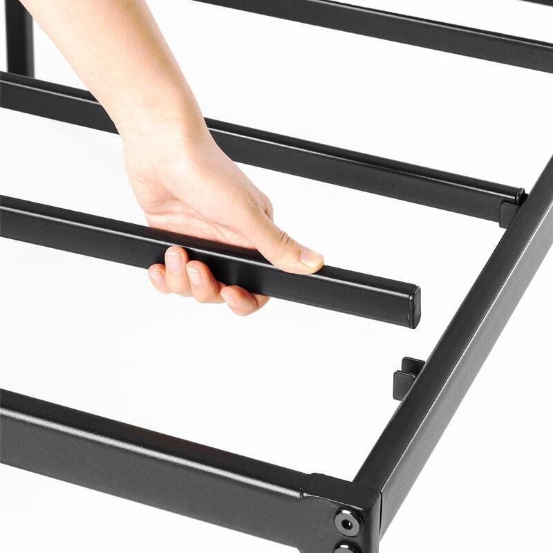 16 Inch Metal Platform Bed Frame by Crown Comfort