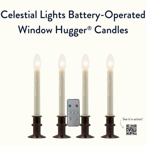 B O Bi Directional IR Window Hugger Candles w Remote Set of 2 or 4 On Sale Bed Bath Beyond 33707437