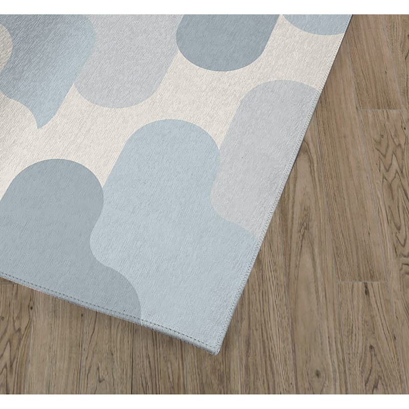 S CURVE LIGHT BLUE Kitchen Mat By Becky Bailey Bed Bath & Beyond