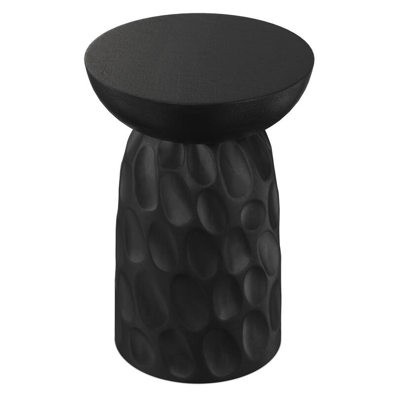 WYNDENHALL Willis 13" Wide Solid Wood Contemporary Accent Table & Fully Assembled - 12.6" D x 12.6" W x 17.7" H