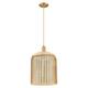 Option Brushed Brass / Mercury Shade