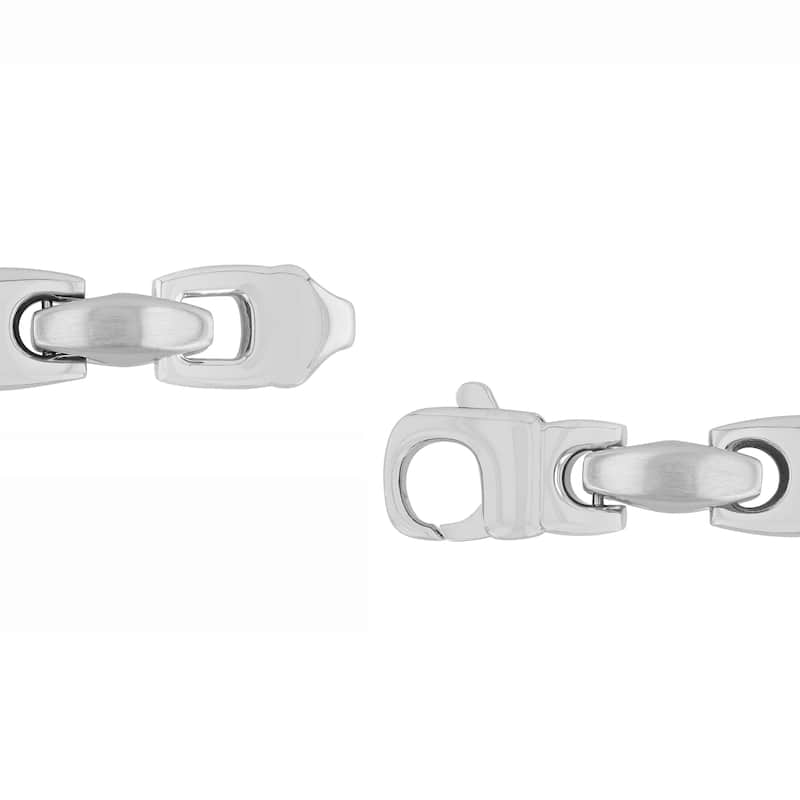 Steel Nation Stainless Steel Heavy Mariner Bracelet