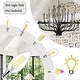 preview thumbnail 25 of 29, Modern Farmhouse Candle Chandelier Black Large Wagon Wheel Chandeliers