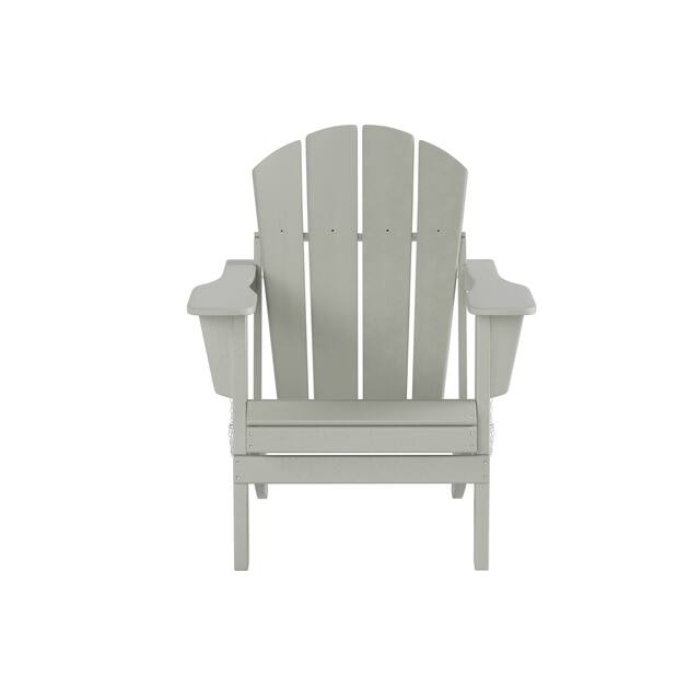 Laguna Outdoor Eco-Friendly Poly Folding Adirondack Chair (Set of 2)