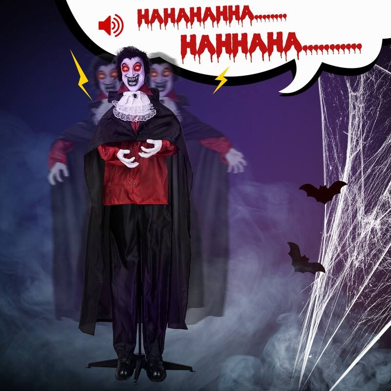 Terrifying Standing Vampire Halloween Decoration