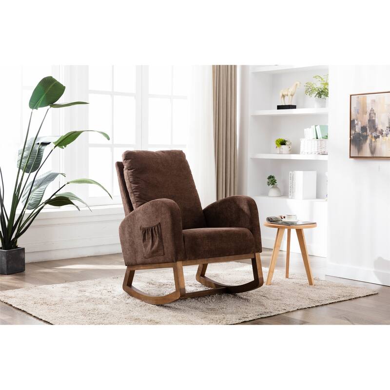 Modern Fabric Rocking Chair