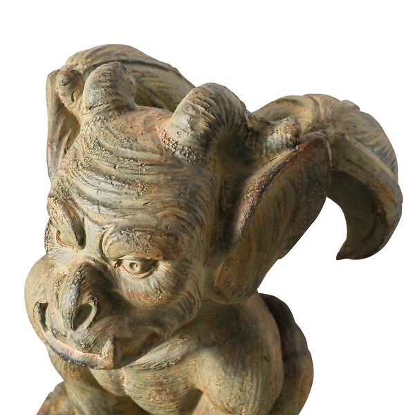 Large Winged Gargoyle Statue Sitting Gargoyle Monster Garden