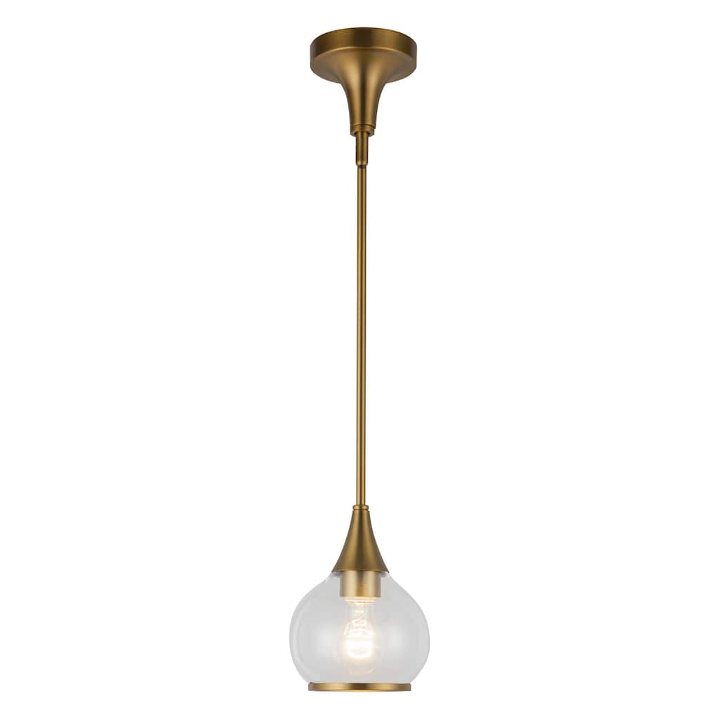 Alora Lighting PD524006CL Hazel 7" Wide Mini Pendant with Clear Glass
