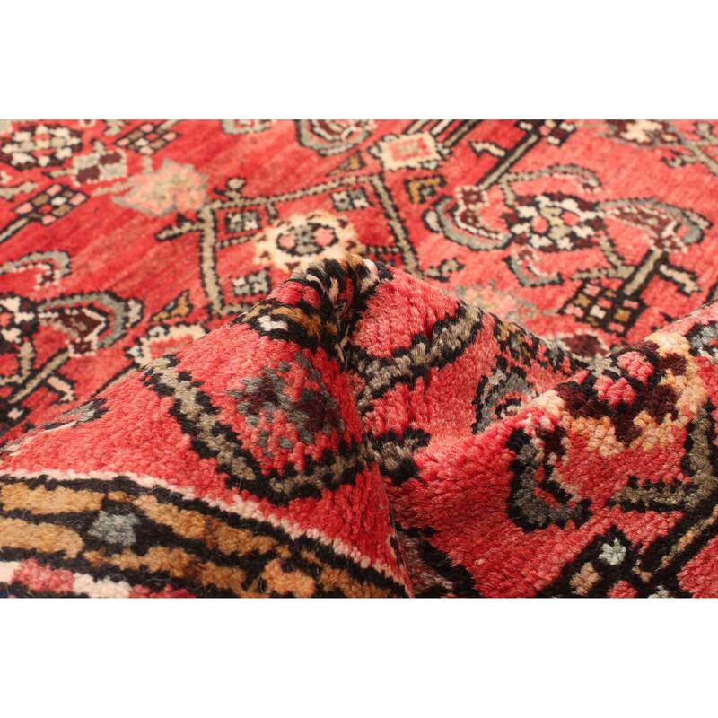 ECARPETGALLERY Hand-knotted Andelz Red Wool Rug - 2'9 x 9'5
