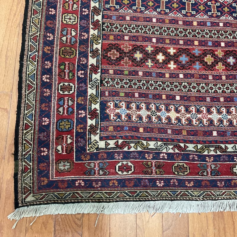 HERAT ORIENTAL Handmade Soumak Wool Rug - 4'3" x 6'3"