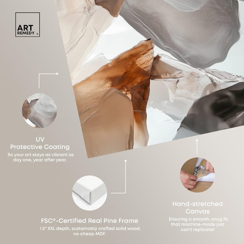 Remnants I Canvas by Art Remedy, Gallery Wrapped