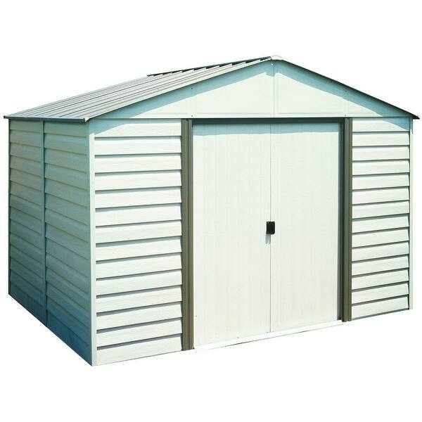 Arrow Ord Vinyl Coated Steel Shed 10 W X 12 L Vm1012 Arrow Ord Vinyl Coated Steel Shed
