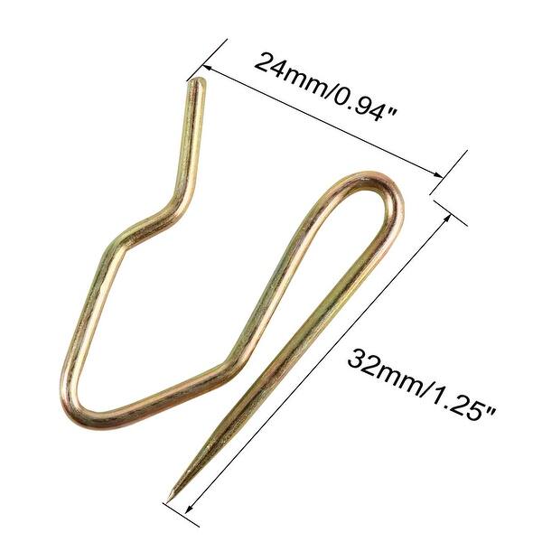 Shop Metal Shower Curtain Drapery Hooks 1 25 X 0 94inch Bathroom