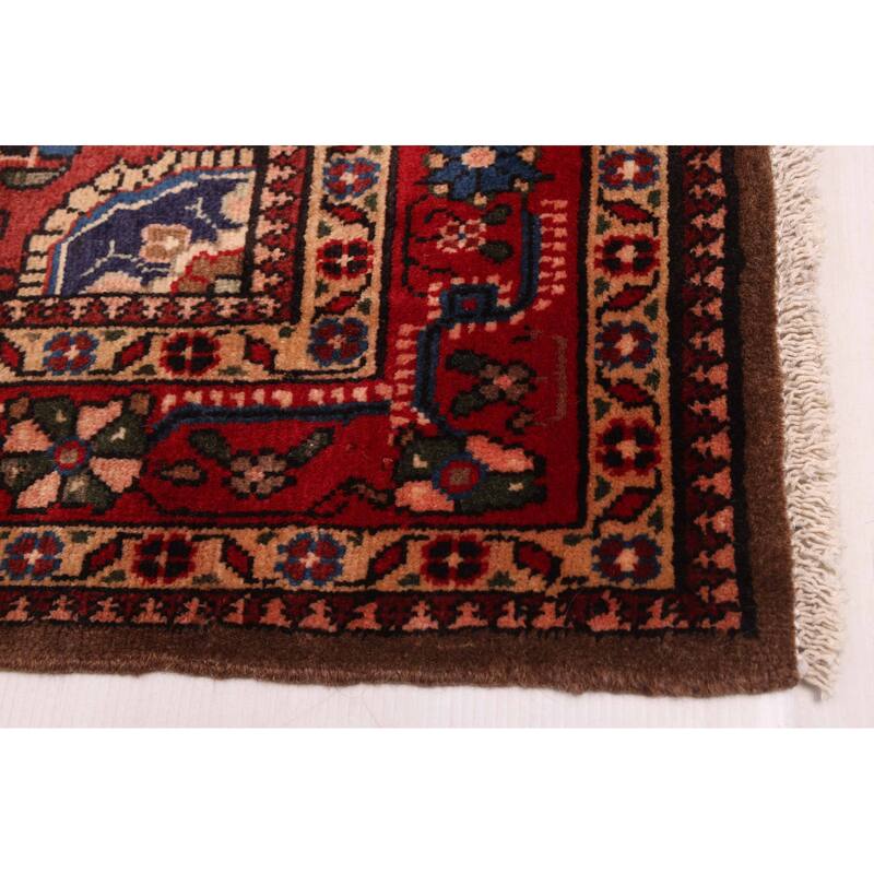 ECARPETGALLERY Hand-knotted Anatolian Vintage Brown Wool Rug - 5'0 x 9'1