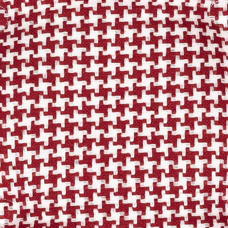 Houndstooth U-Shaped 16" x 17" Memory Foam Chair Pad