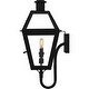 preview thumbnail 4 of 5, Rue De Royal 2-Light Earth Black Outdoor Wall Lantern