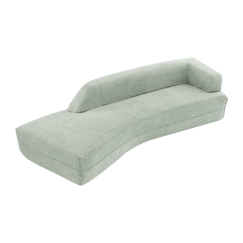 Curved Chaise Lounge Modern Indoor Sofa