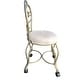 preview thumbnail 15 of 16, Carolina Living Victorian Vanity Stool with Back