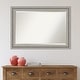 preview thumbnail 32 of 36, Beveled Bathroom Wall Mirror - Parlor Silver Frame