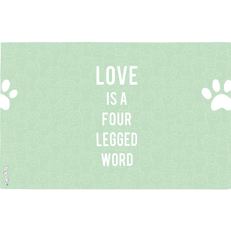 Tervis Love is a Four Legged Word Made in USA Double Walled Insulated Travel Tumbler, Classic