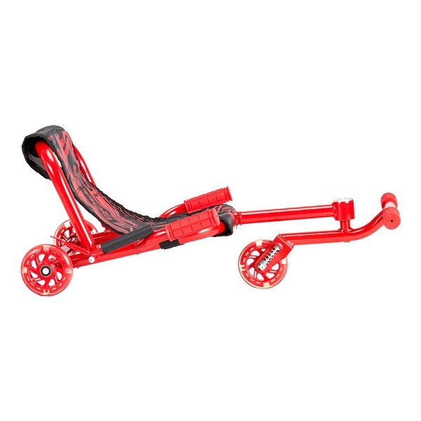 Ride on Scooter Zig-Zag Motion Drift Cart with Comfortable Handle