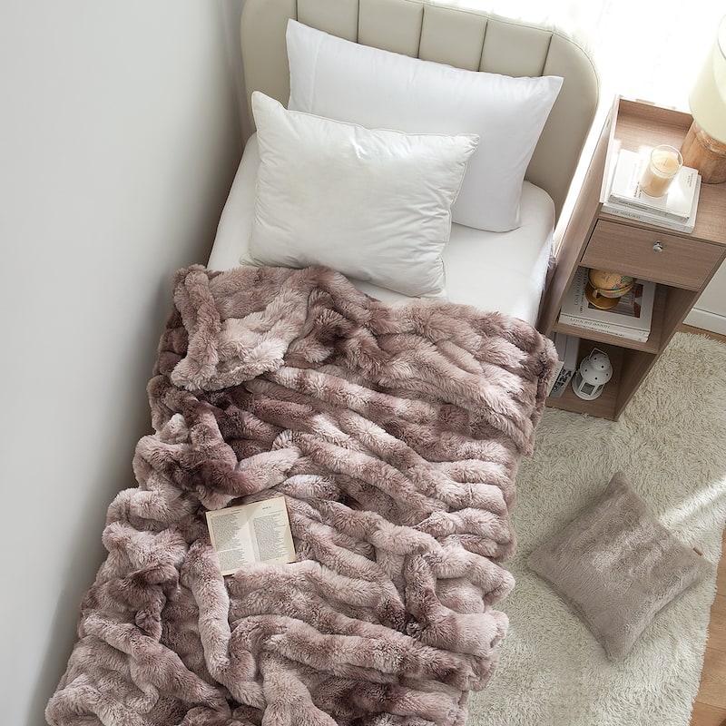 Snowball Chunky Bunny® - Coma Inducer® Blanket - Wisdom Brown