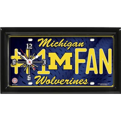 M Wolverines Clock