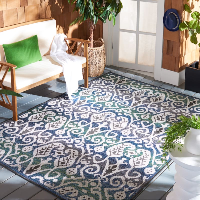 SAFAVIEH Havana Annet Geometric Indoor/ Outdoor Waterproof Rug