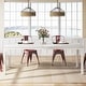preview thumbnail 6 of 30, 78.74 Inches Rectangular Dining Table with Heavy-Duty Metal Legs (Only Table)