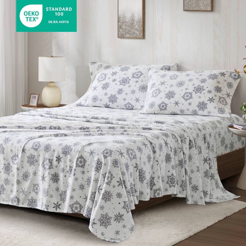 Madison Park Micro Fleece Bed Sheet Set