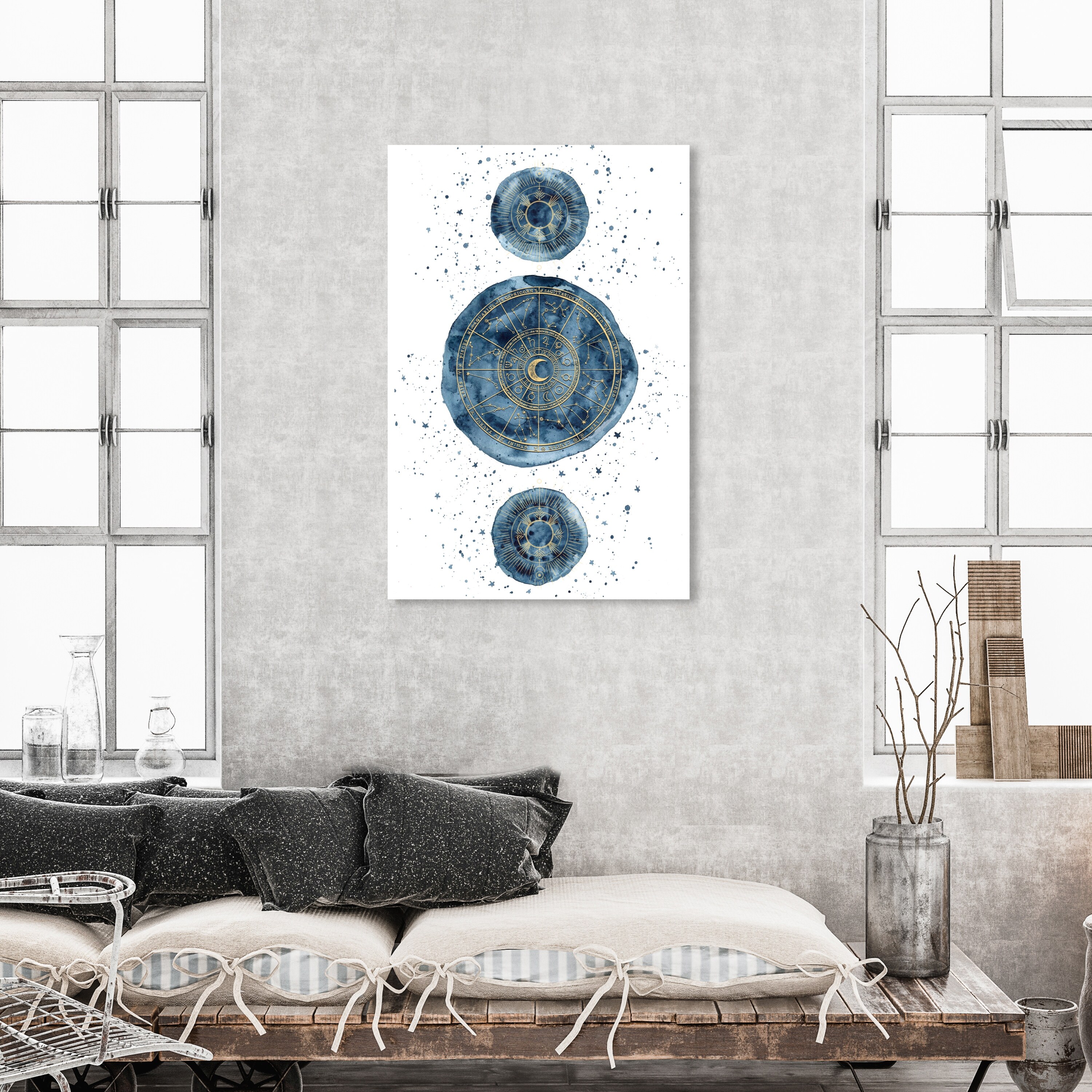 Oliver Gal 'Astrology Eyes' Astronomy and Space Wall ...
