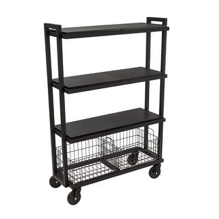 Modular Mobile Storage Cart System, with Interchangeable Shelves ...