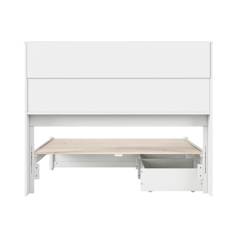 Hadley Platform Bed with Panel Footboard and Storage Drawers