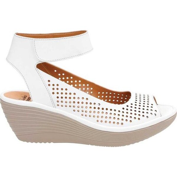 clarks reedly salene white