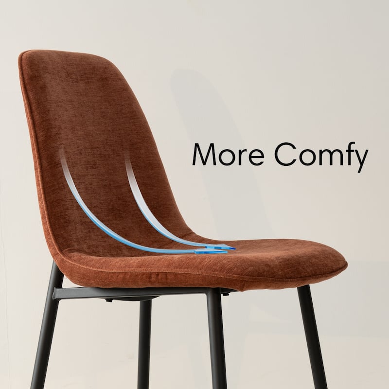 Round Dining Table Set for 4 with Upholstered Chairs and Pedestal Base