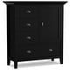 preview thumbnail 2 of 18, WYNDENHALL Mansfield SOLID WOOD 39 inch Wide Transitional Medium Storage Cabinet - 39"w x 17"d x 42" h