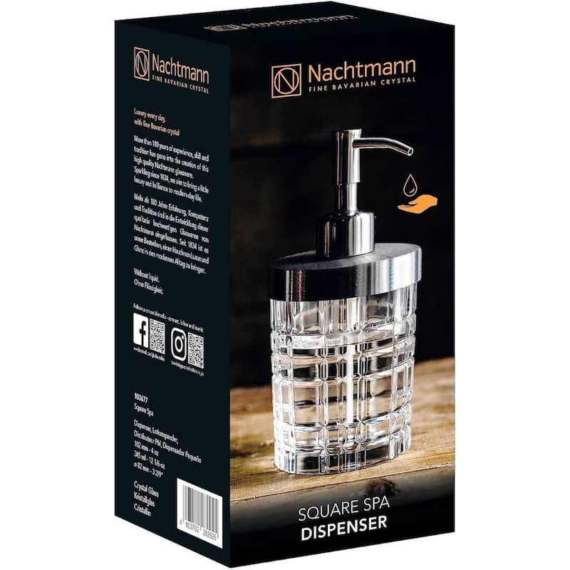 Nachtmann Square Soap Dispenser - Clear