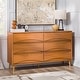preview thumbnail 13 of 18, Walker Edison Mid-Century 6-Drawer Solid Wood Dresser