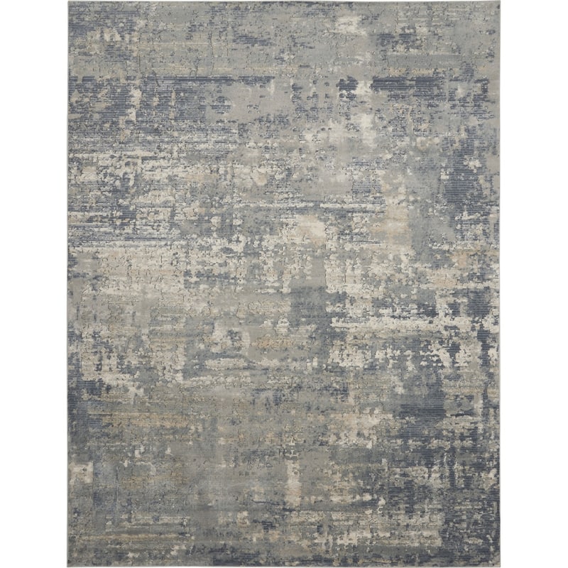 Power Loomed Abstract Modern Area Rug - 142' X '106' X '0.32
