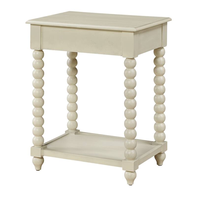 Elise Side Table in Black Finish