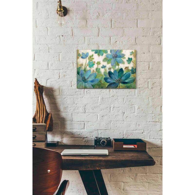 Epic Graffiti 'Peacock Bloom' by Silvia Vassileva, Canvas Wall Art
