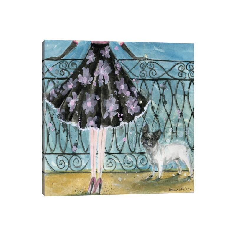 iCanvas "French Bulldog " by Bella Pilar Canvas Print