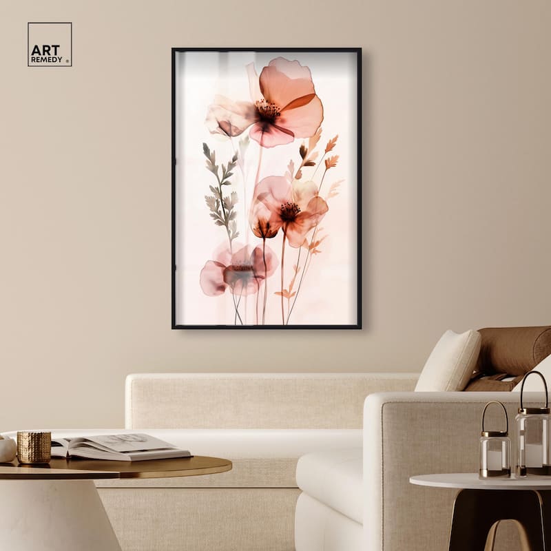 Petal Dye II Shadowbox by Art Remedy