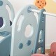 preview thumbnail 3 of 3, 4 in 1 Toddler Slide with Adjustable Seat Height and Basketball Hoop