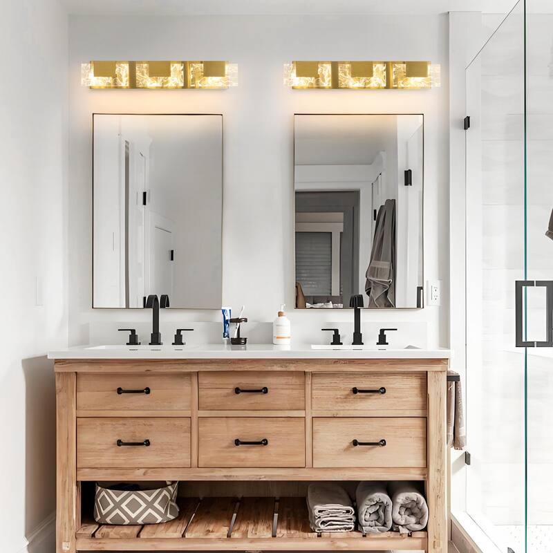 Modern Bathroom Vanity Light LED Dimmable Wall Sconce with UL Certified - 16 inches and above