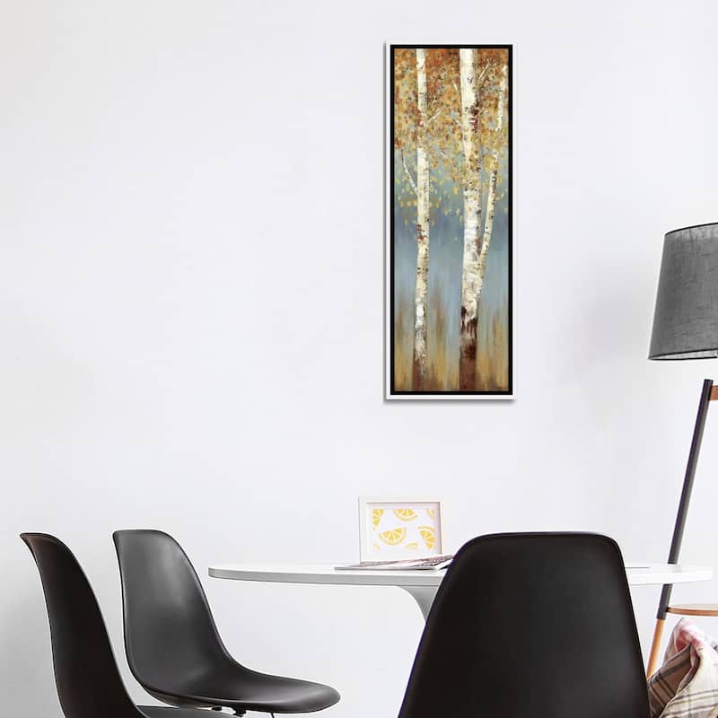 iCanvas "Butterscotch Birch Trees II" by Allison Pearce Framed Canvas Print
