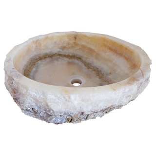 Eden Bath Natural Stone Sink - Jurassic Onyx